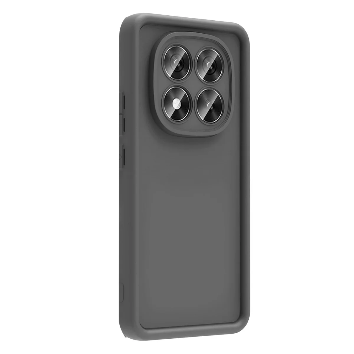 Note 15 Pro 5G Viera Silikon Kılıf - Gri - Pürüzsüz, BPA Free, %100 Yerli