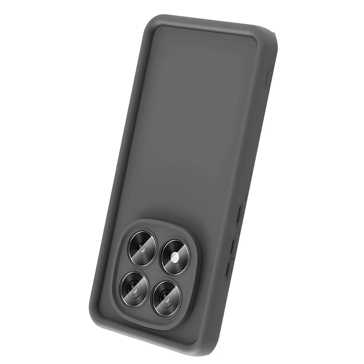 Note 15 Pro 5G Viera Silikon Kılıf - Gri - Pürüzsüz, BPA Free, %100 Yerli