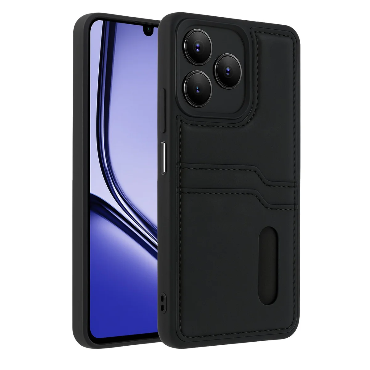 Note 50 4G Deri Kılıf Sara Kartvizitli Siyah - Güvenli ve Şık Günlük Koruma