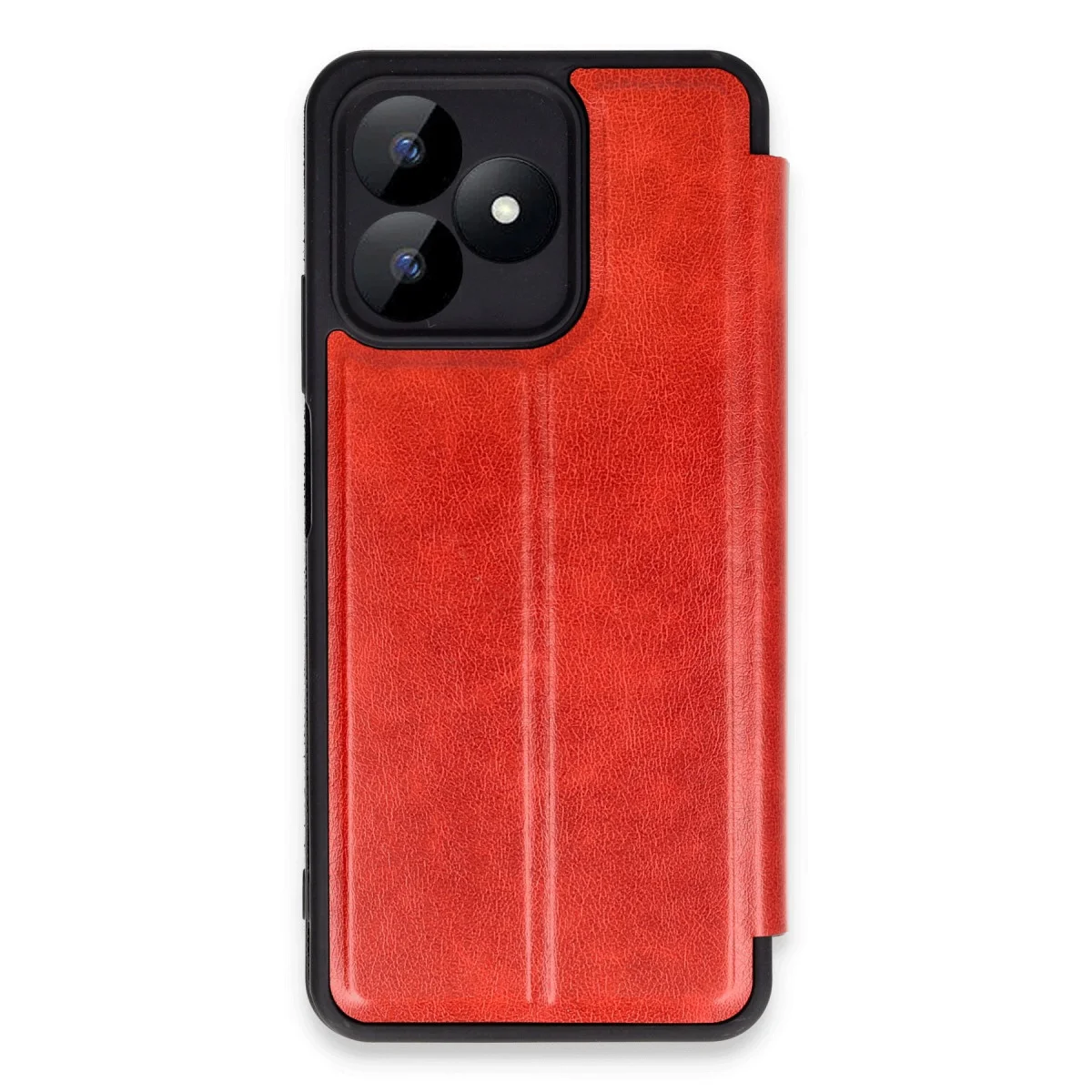 Note 50 4G Kılıf Flip Cover - Kırmızı, Şık ve Güvenli Koruma
