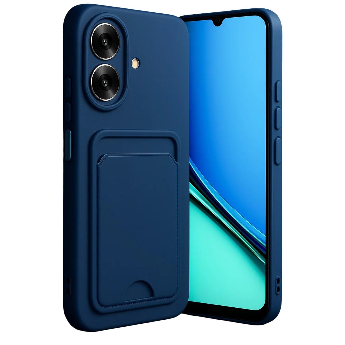 Note 60 Kelvin Kartvizitli Silikon Kılıf - Lacivert
