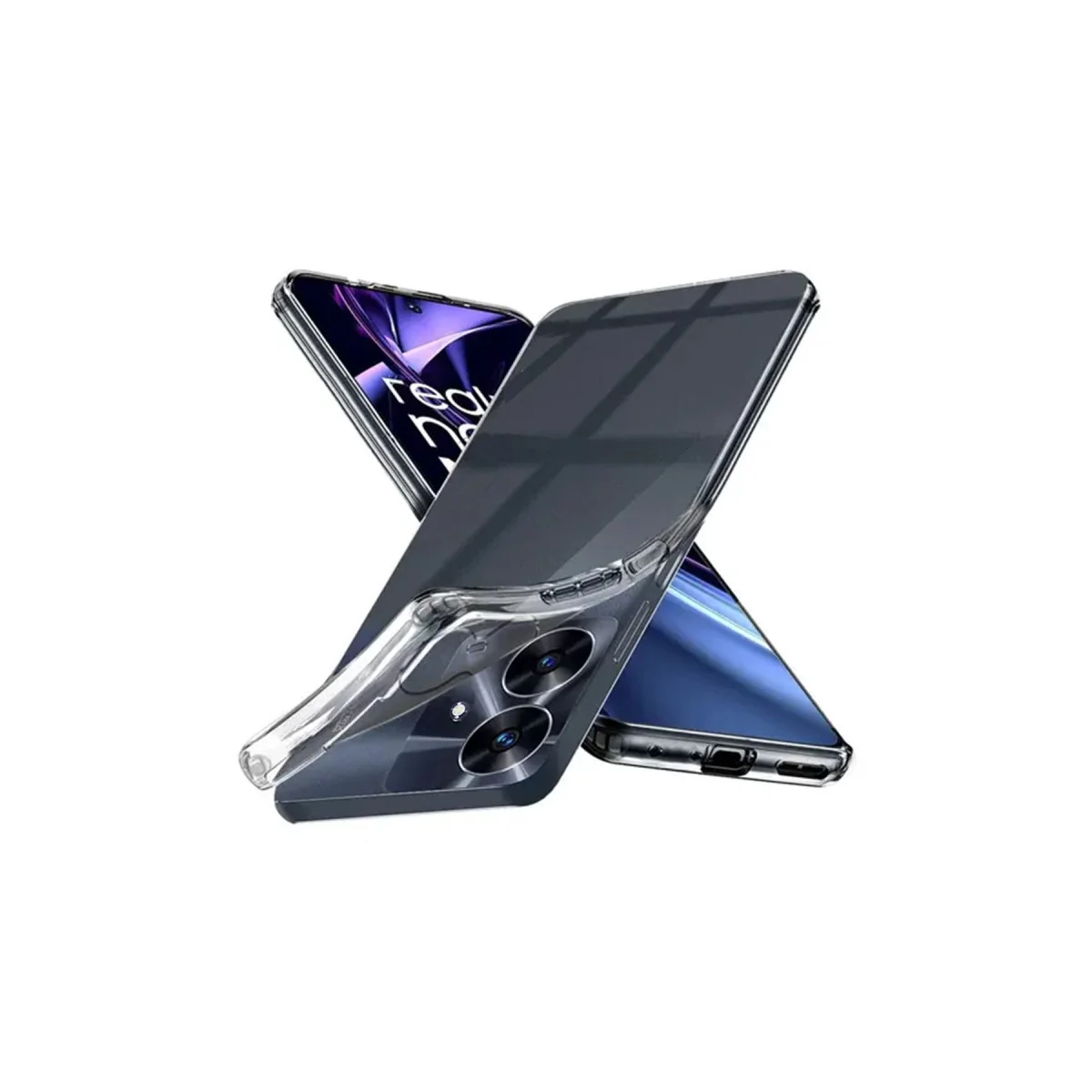 Note 60 Kılıf Lüx Şeffaf Silikon - Çizik ve Darbe Önleyici Kılıf
