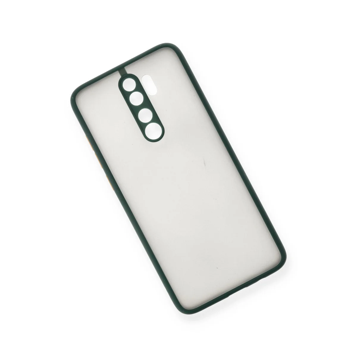Note 8 Pro Montreal Kılıf - Silikon Kapak, Kamera Koruma, Yeşil