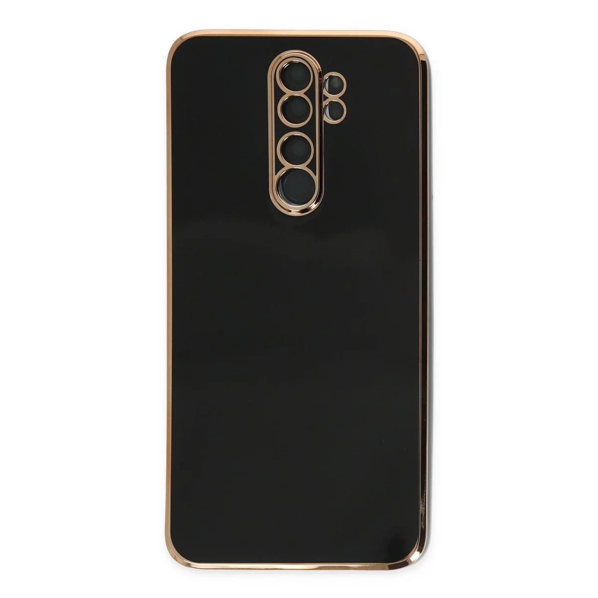 Note 8 Pro Volet Silikon Kılıf - Siyah - Premium Kamera Koruma ve Esnek Tasarım