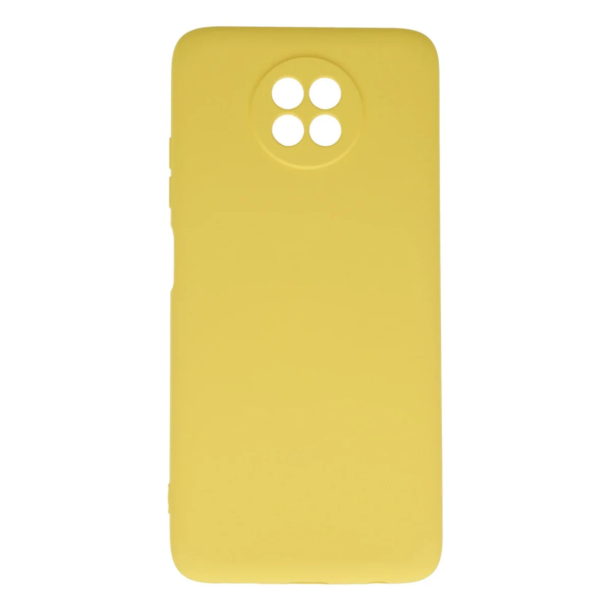 Note 9 5G Kılıf Nano İçi Kadife Silikon - Sarı