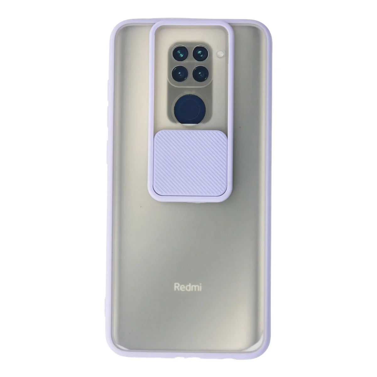 Note 9 Kılıf Palm Buzlu Kamera Sürgülü Silikon - Lila