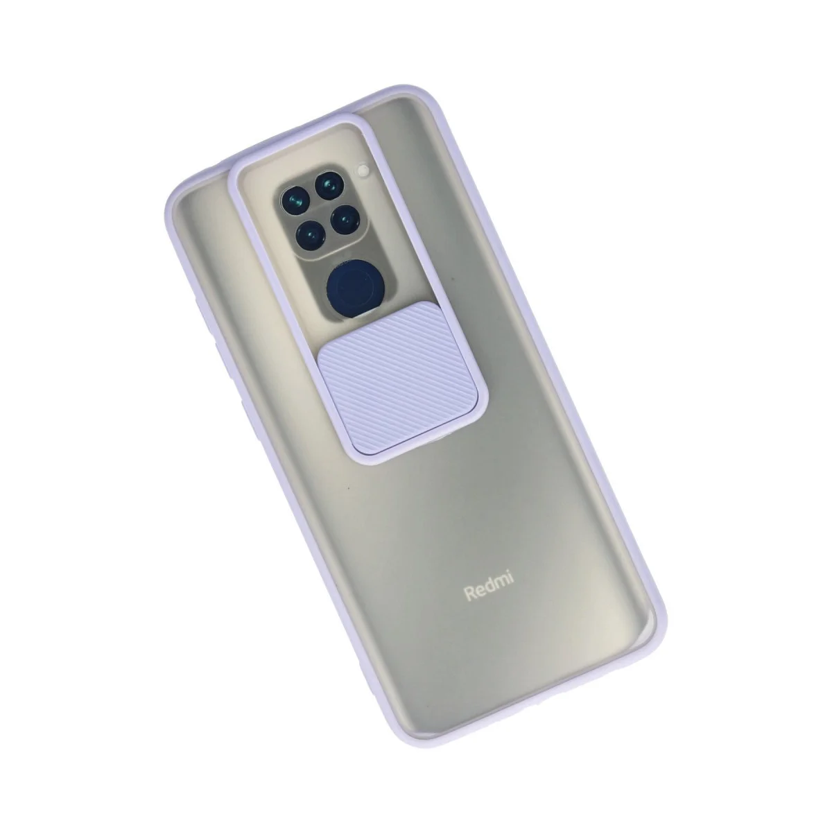 Note 9 Kılıf Palm Buzlu Kamera Sürgülü Silikon - Lila