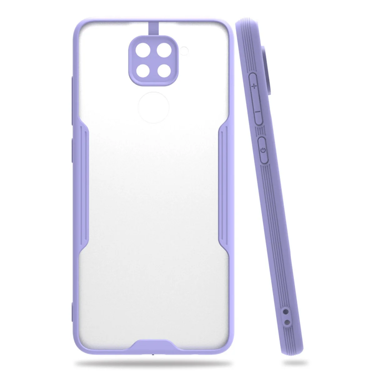 Note 9 Platin Silikon Kılıf - Lila Renk - Şık ve Korumalı