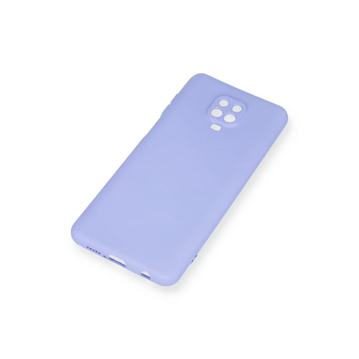 Note 9 Pro Nano İçi Kadife Silikon Kılıf - Lila