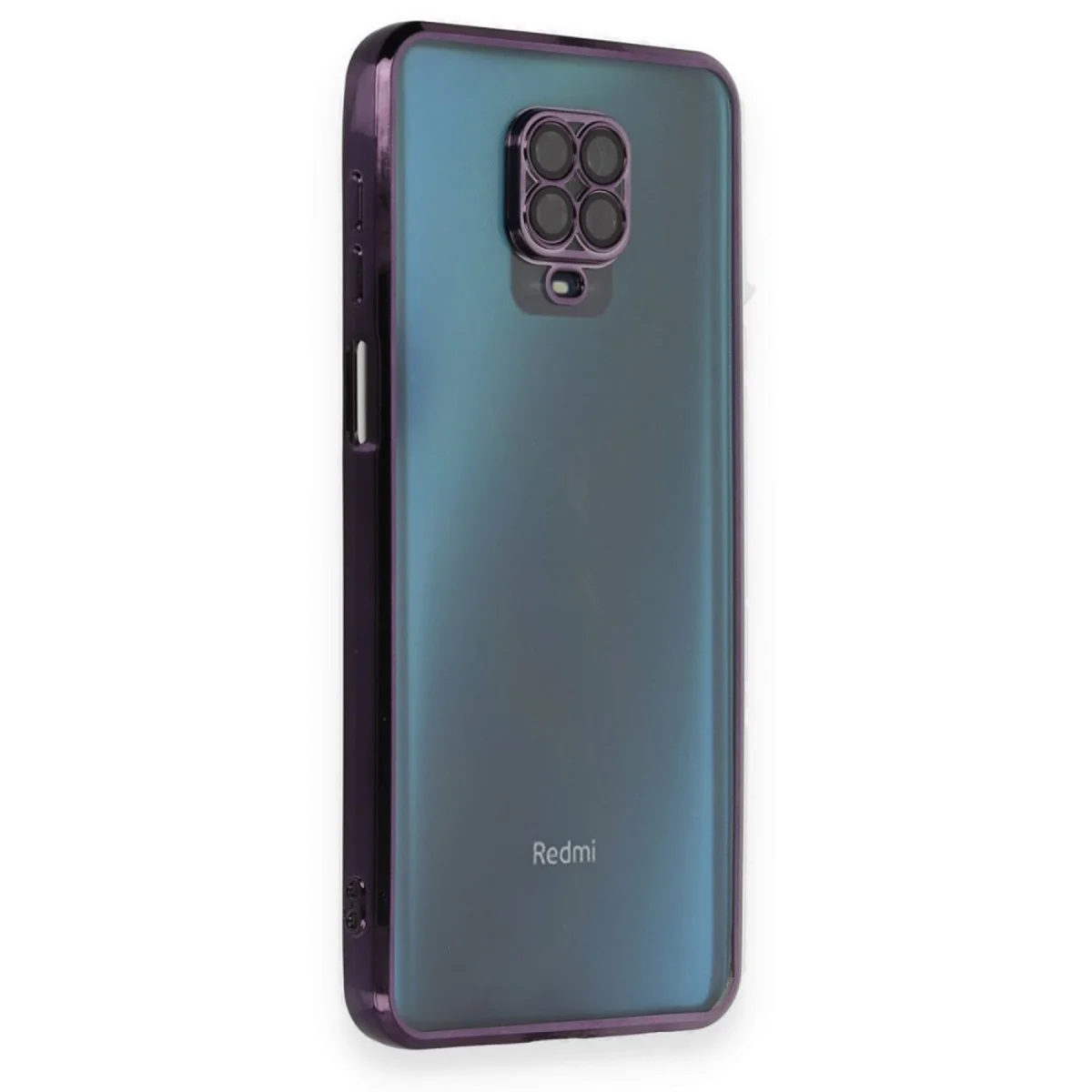 Note 9 Pro Razer Lensli Silikon Kılıf - Mor