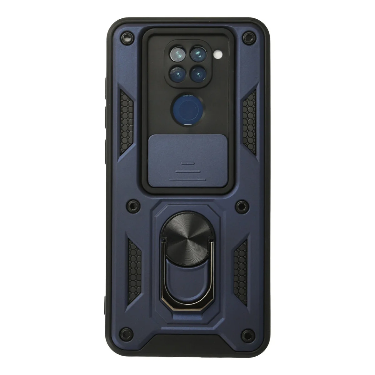 Note 9 Silikon Kılıf - Lens Korumalı, Darbe Önleyici, Lacivert