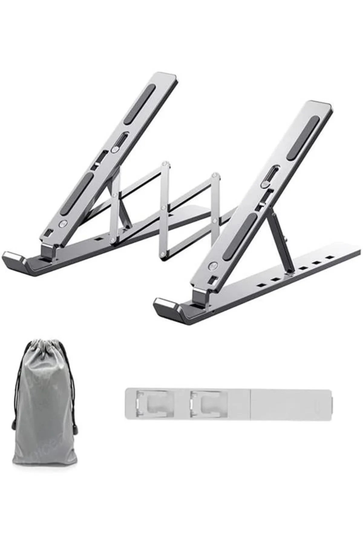 Notebook Standı 2in1 Katlanabilir Taşınabilir Folding Alüminyum D