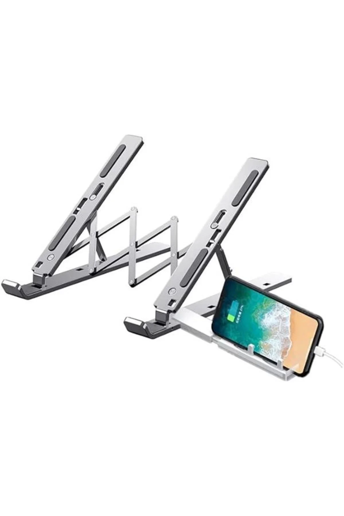 Notebook Standı 2in1 Katlanabilir Taşınabilir Folding Alüminyum D