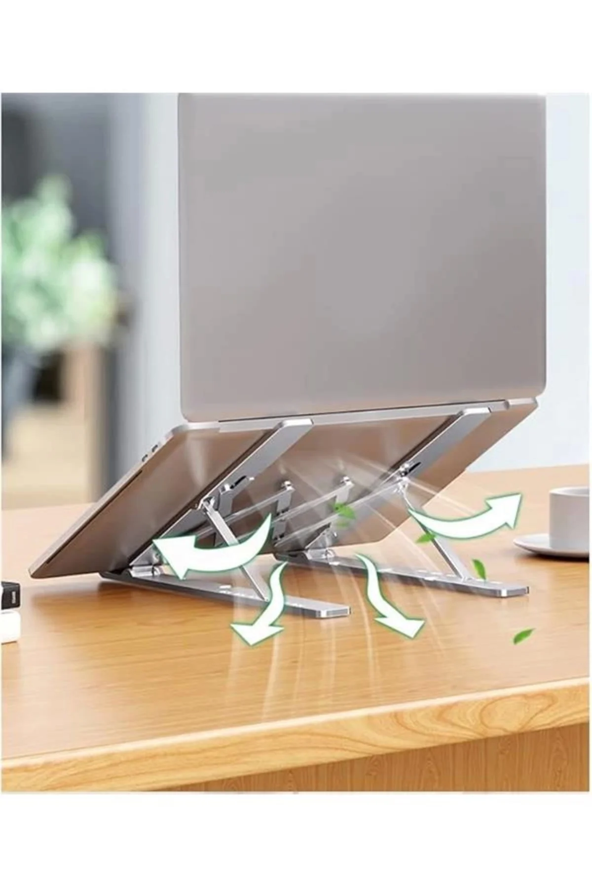 Notebook Standı 2in1 Katlanabilir Taşınabilir Folding Alüminyum D