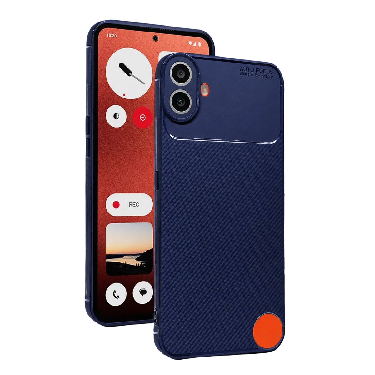 Nothing Phone Nothing Cmf Phone 1 Auto Focus Karbon Kapak - Lacivert Nothing Phone Nothing Cmf Phone 1 Auto Focus Karbon Kapak - Lacivert