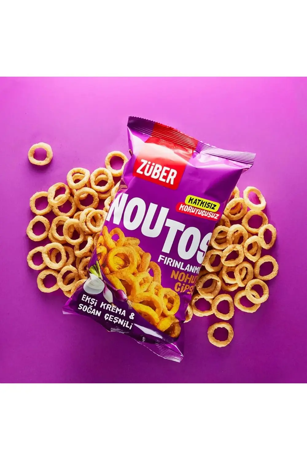 Noutos Fırın Nohut Cipsi 55 Gr Ekşi Krema ve Soğan