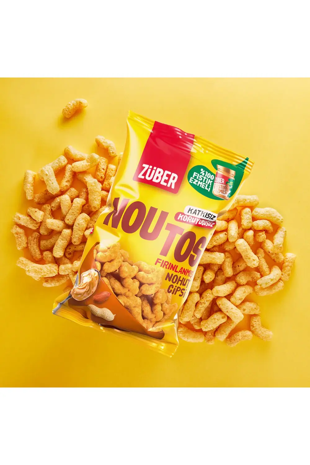 Noutos Fırın Nohut Cipsi 55 Gr Fıstık