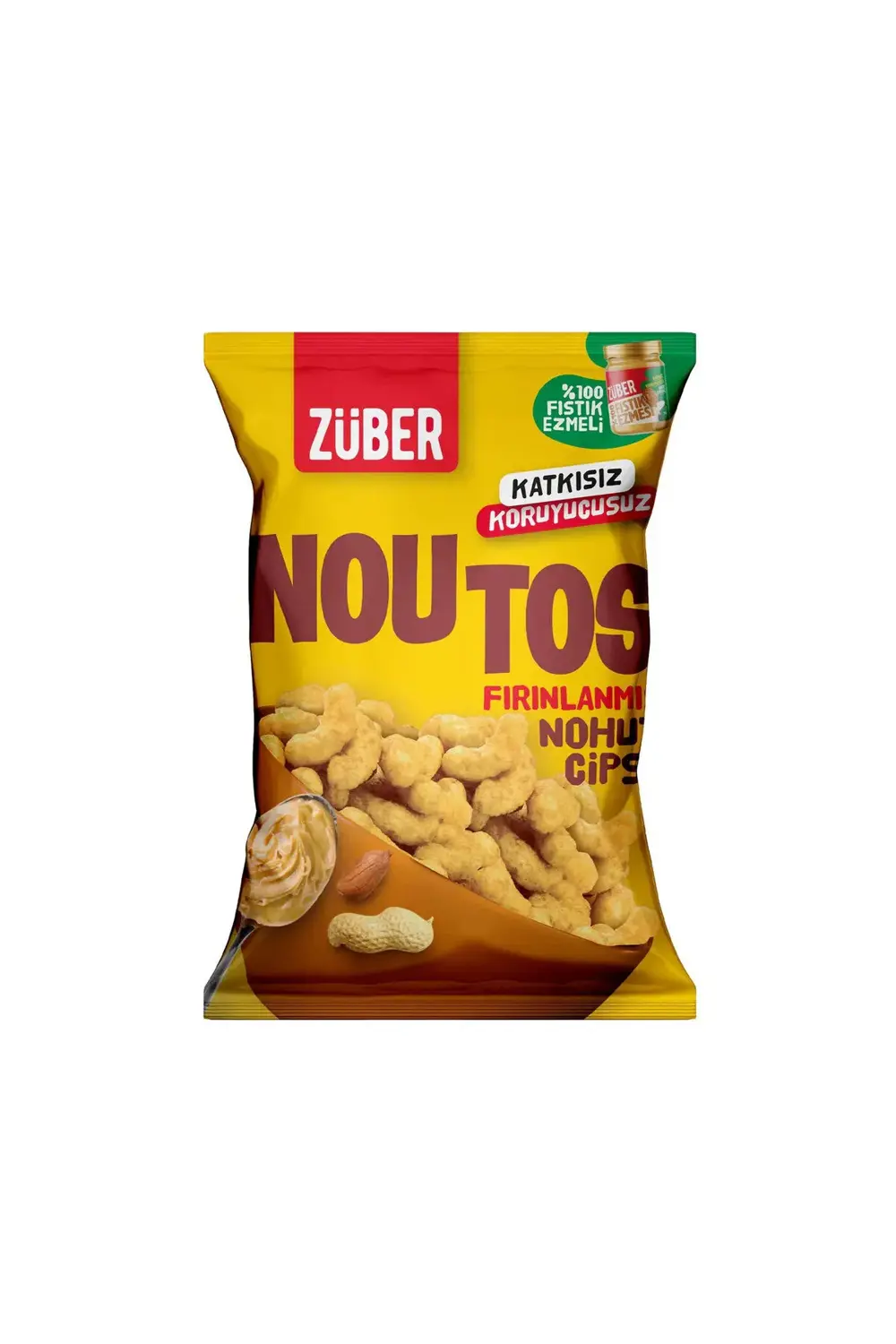 Noutos Fırın Nohut Cipsi 55 Gr Fıstık