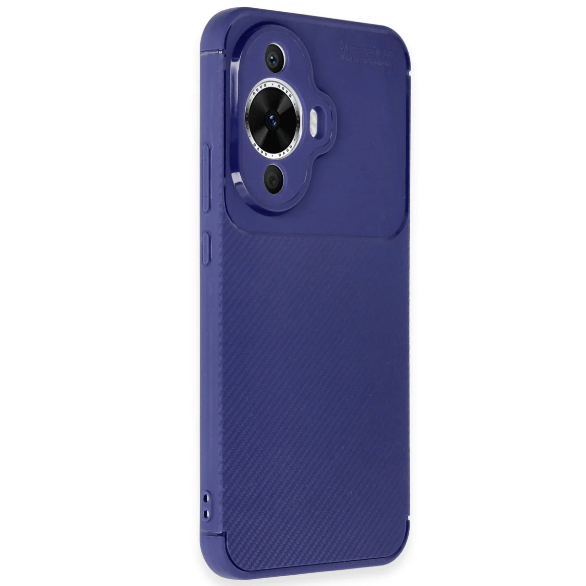 Nova 12S Auto Focus Karbon Kılıf - Lacivert, Dayanıklı ve Estetik