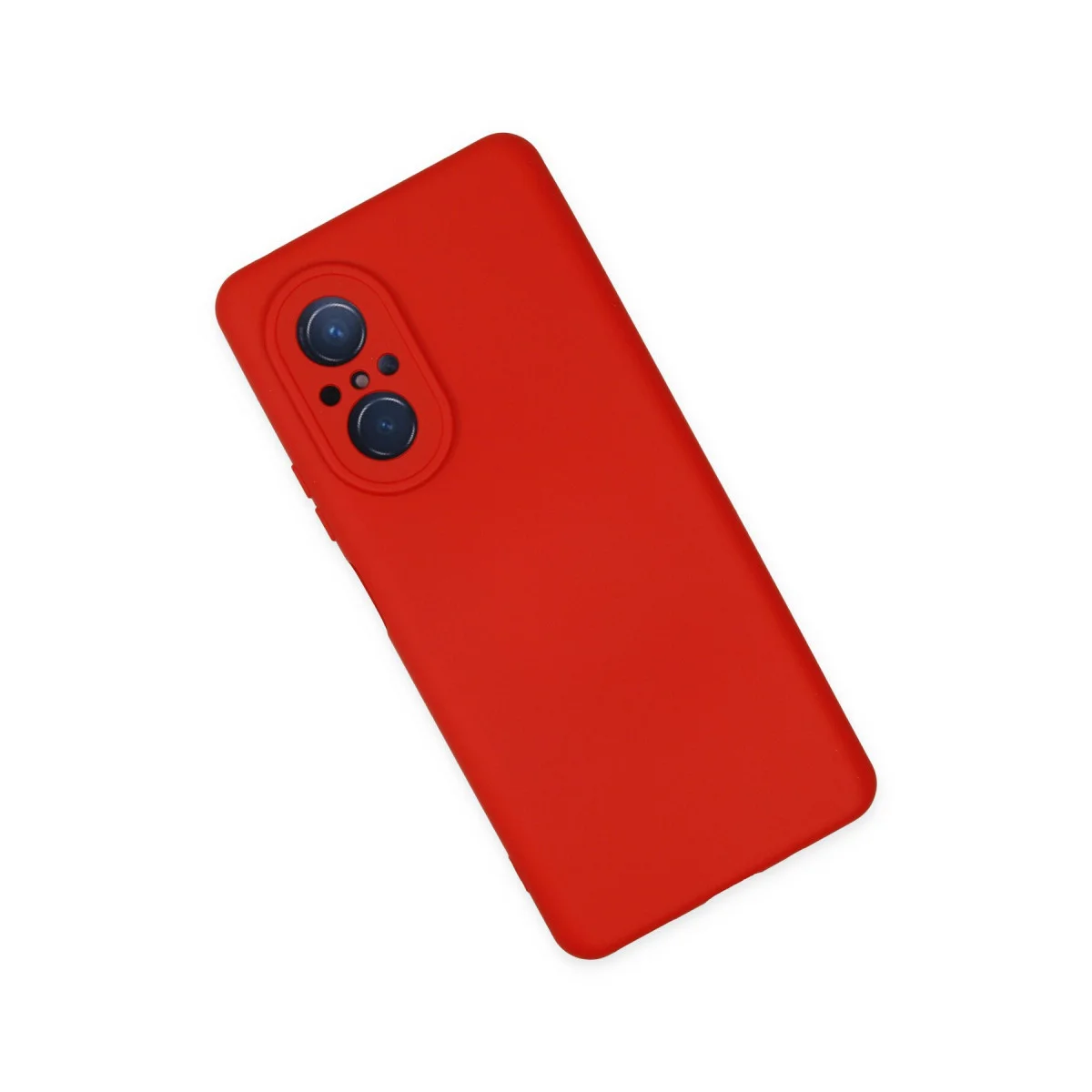 Nova 9 SE Kılıf - Nano İçi Kadife Silikon Kırmızı, Yüksek Koruma