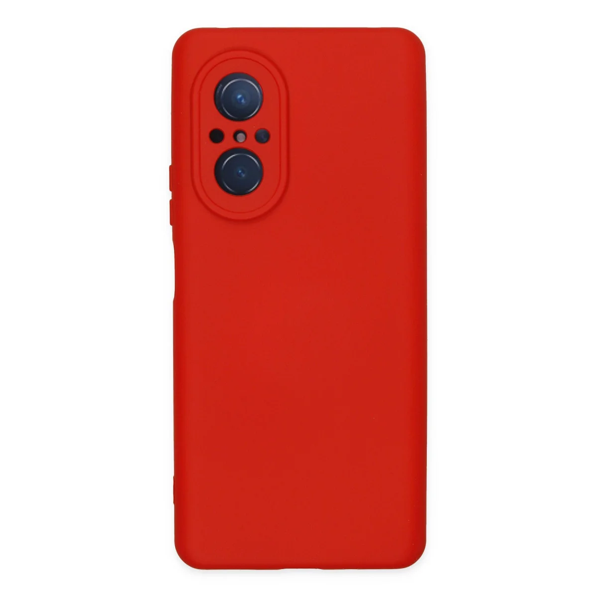 Nova 9 SE Kılıf - Nano İçi Kadife Silikon Kırmızı, Yüksek Koruma
