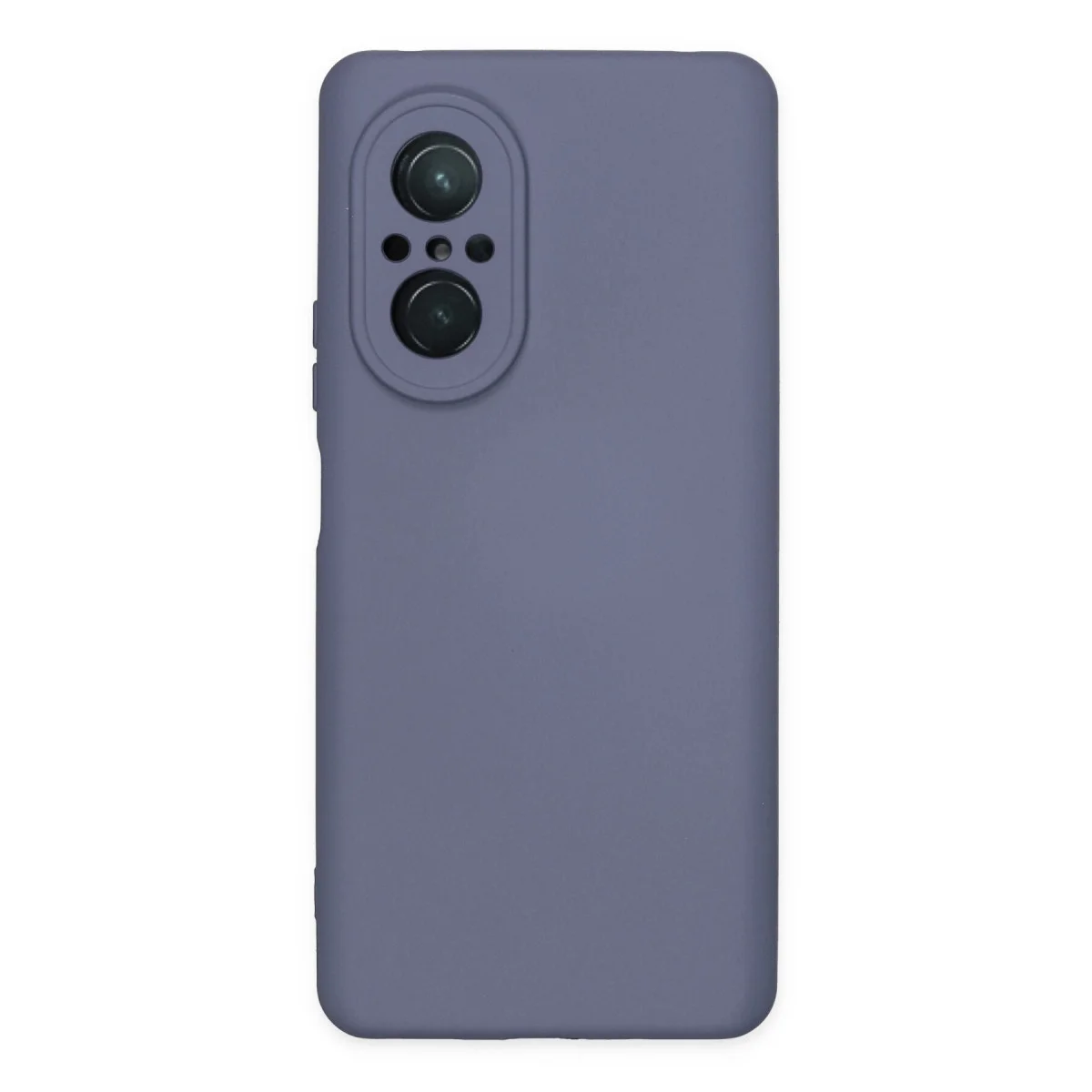 Nova 9 SE Kılıf - Nano İçi Kadife Silikon Gri Koruma Kılıfı