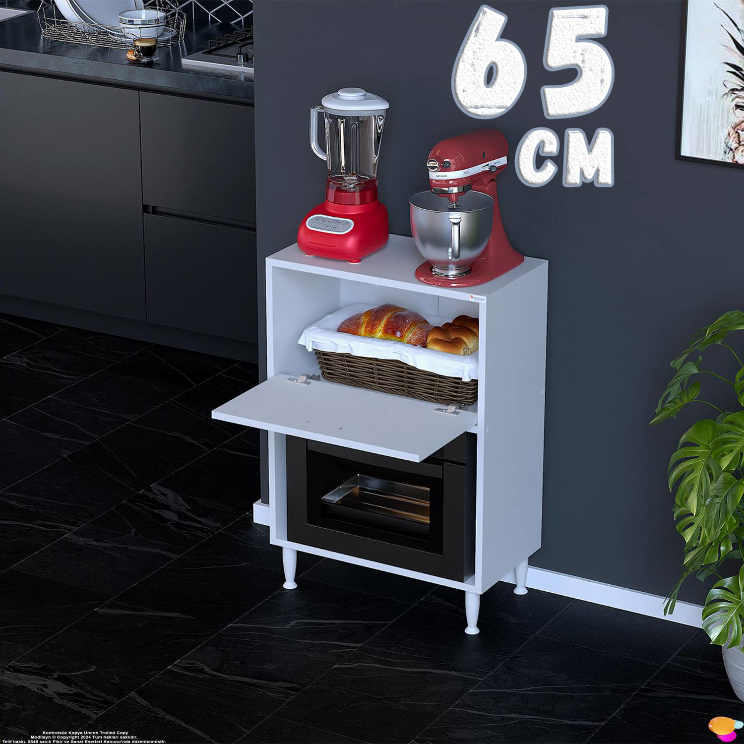 Nova Çok Amaçlı Mutfak Modülü 65x87x32 cm Fırın Dolabı Ekmeklik v Nova Çok Amaçlı Mutfak Modülü 65x87x32 cm Fırın Dolabı Ekmeklik v