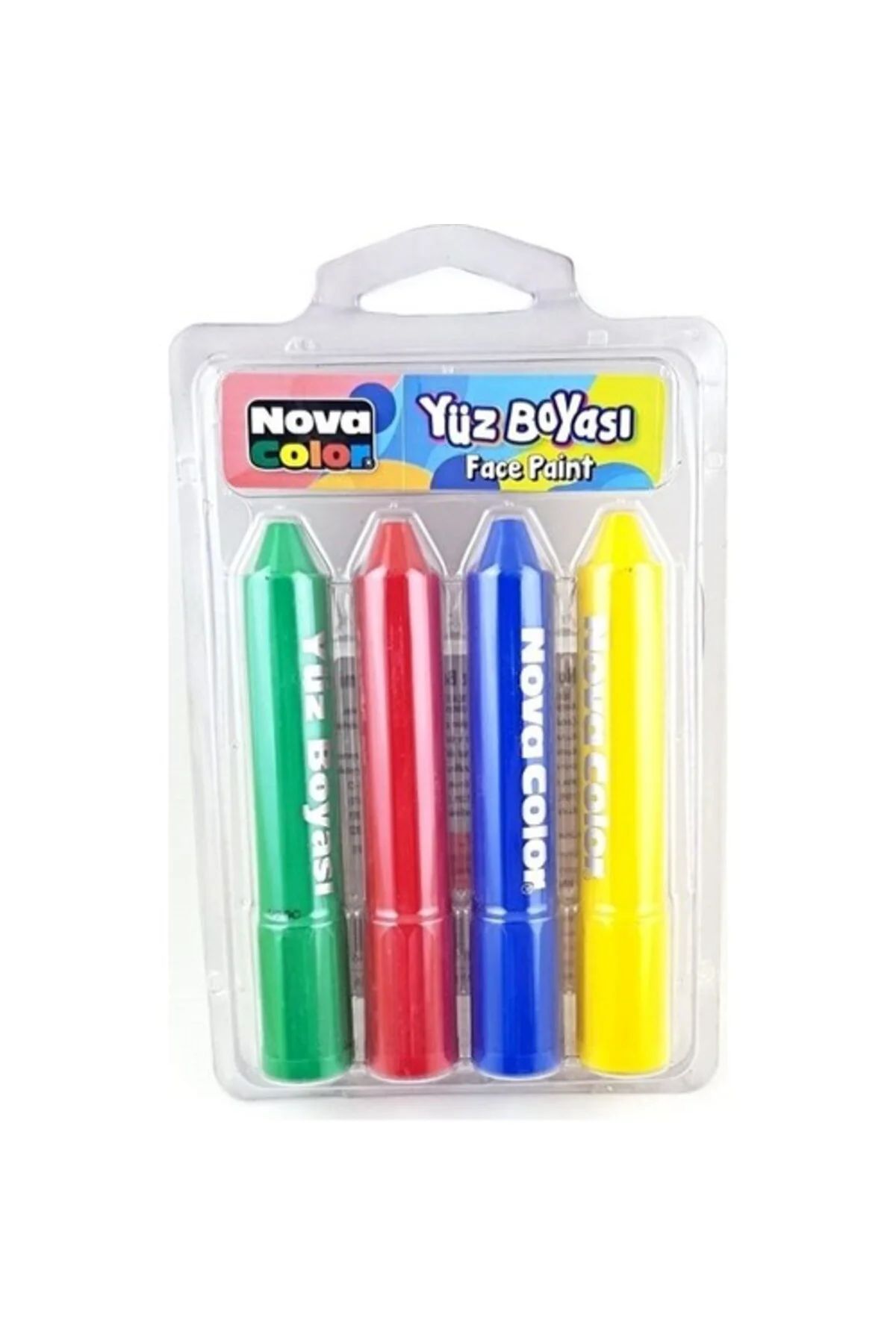 Novacolor Yüz Boyası 4 Lü