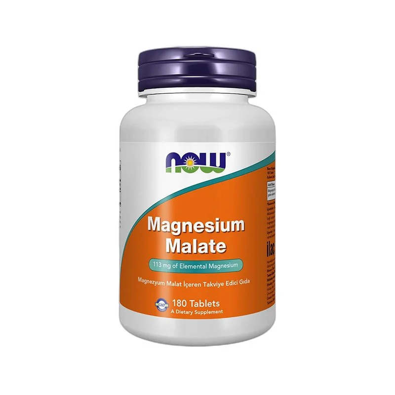 Now Magnesium Malate 180 Tablet Now Magnesium Malate 180 Tablet