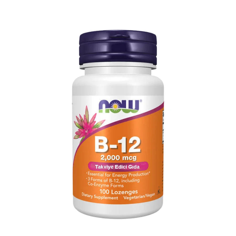 Now Vitamin B-12 2000 mcg 100 Lozenges Now Vitamin B-12 2000 mcg 100 Lozenges