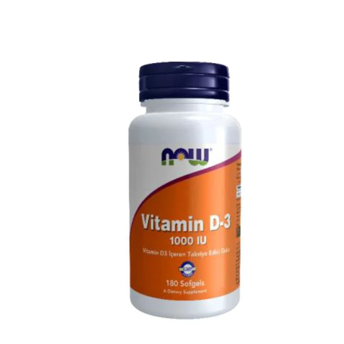 Now Vitamin D3 1000IU 180 Softgel Now Vitamin D3 1000IU 180 Softgel