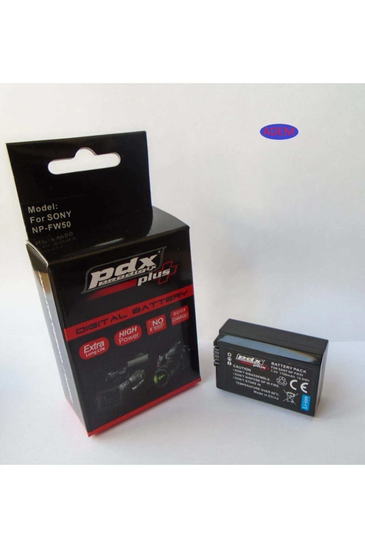 NP-FW50 Kamera Bataryası, Pil