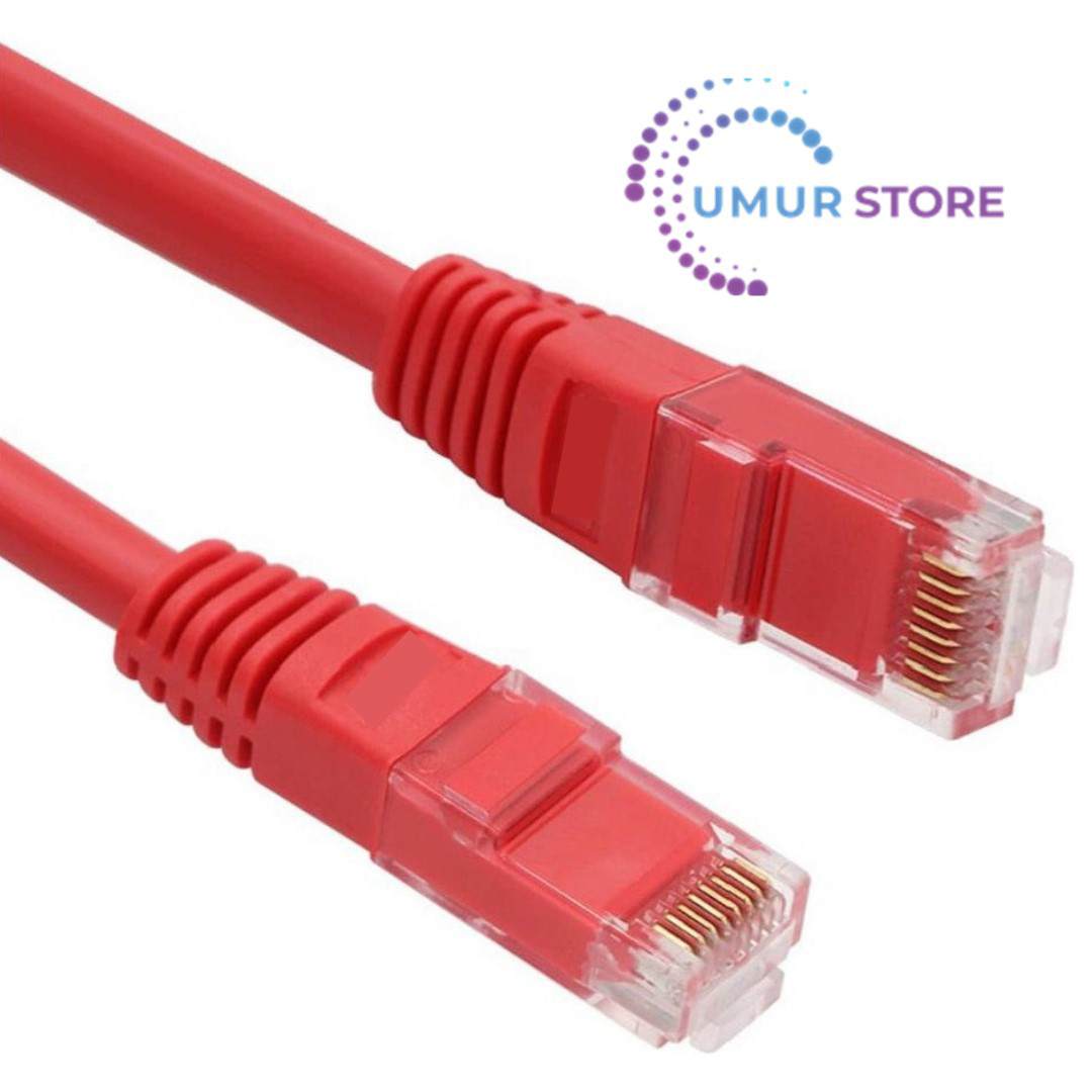 NP611B-R-1.5 Cat6 1.5mt Kırmızı Utp Patch Kablo