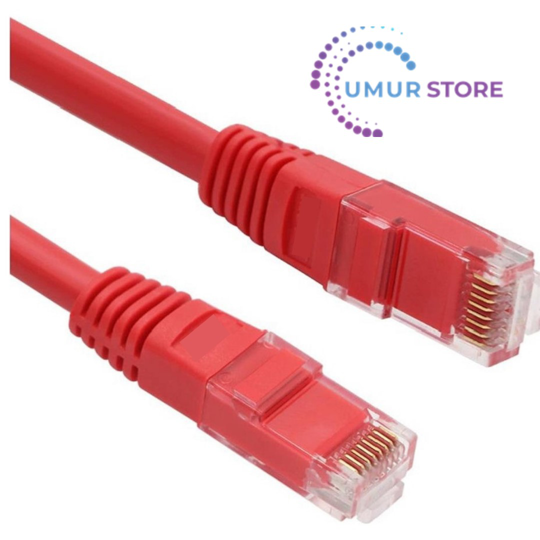 NP611B-R-5.0 Cat6 5.0mt Kırmızı Utp Patch Kablo