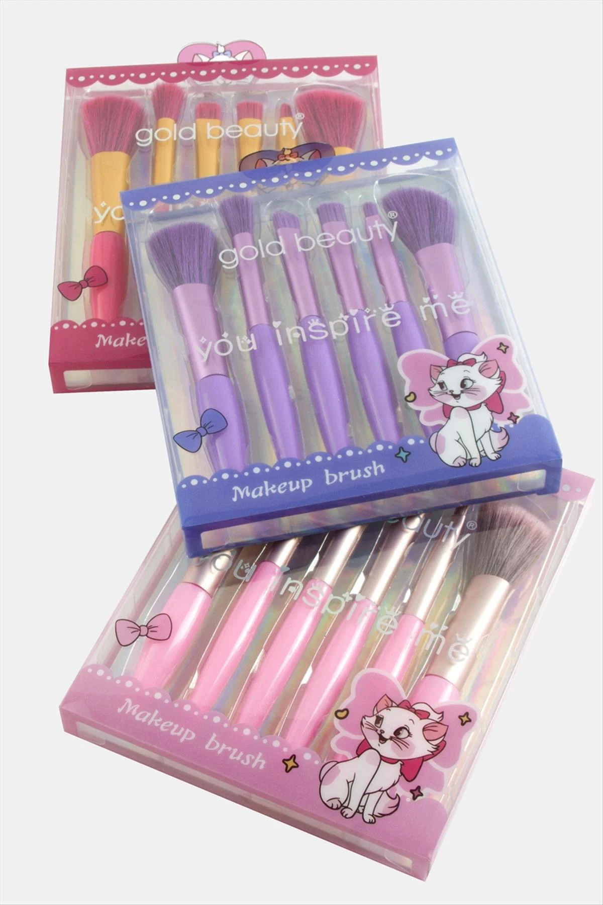 NRZSNT 6 Adet Makyaj (163919) Fırça Seti-Renkli