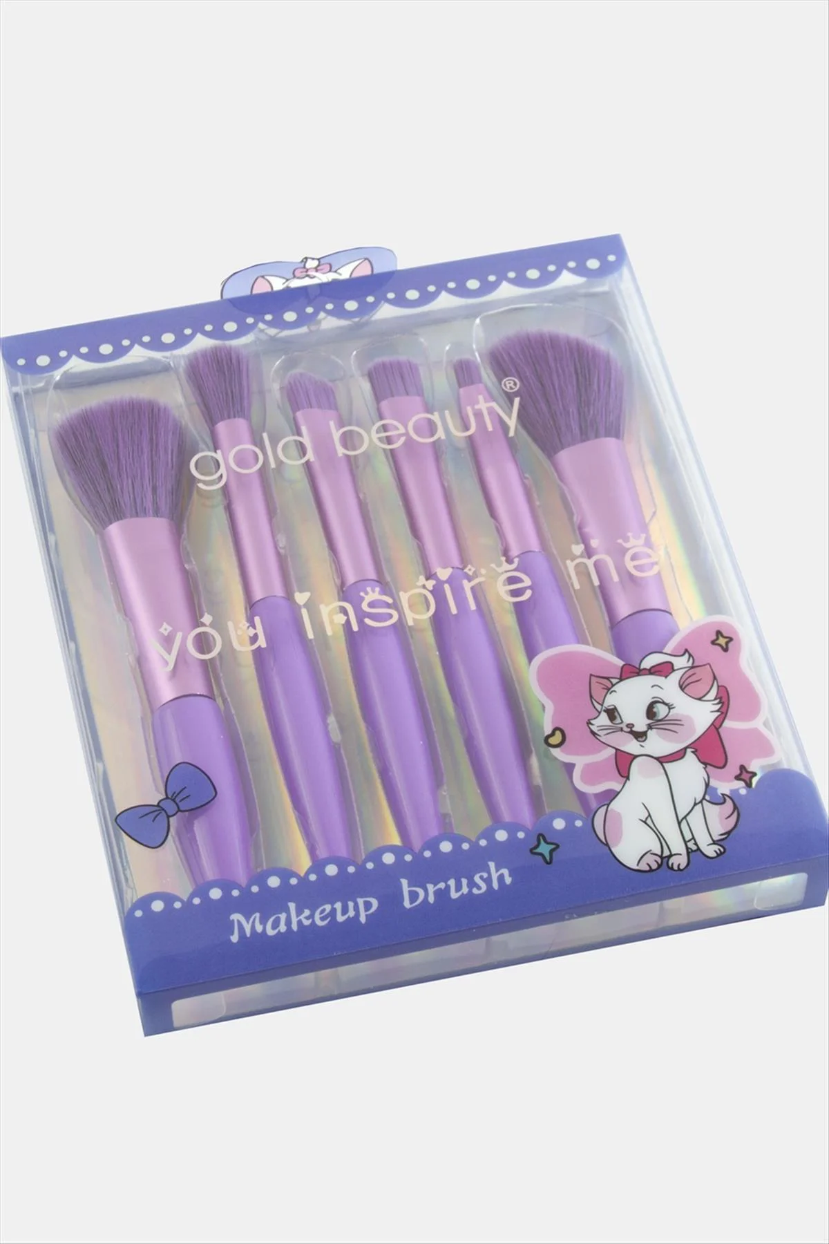 NRZSNT 6 Adet Makyaj (163919) Fırça Seti-Renkli