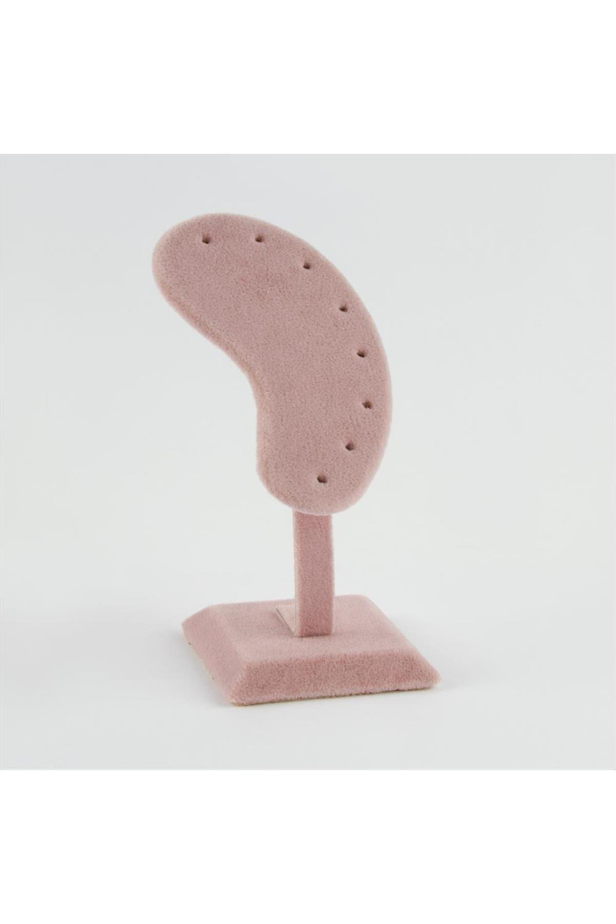 NRZSNT Anfora Kumaş Kaplamalı Küpe (132845) Standı-Açık Pembe