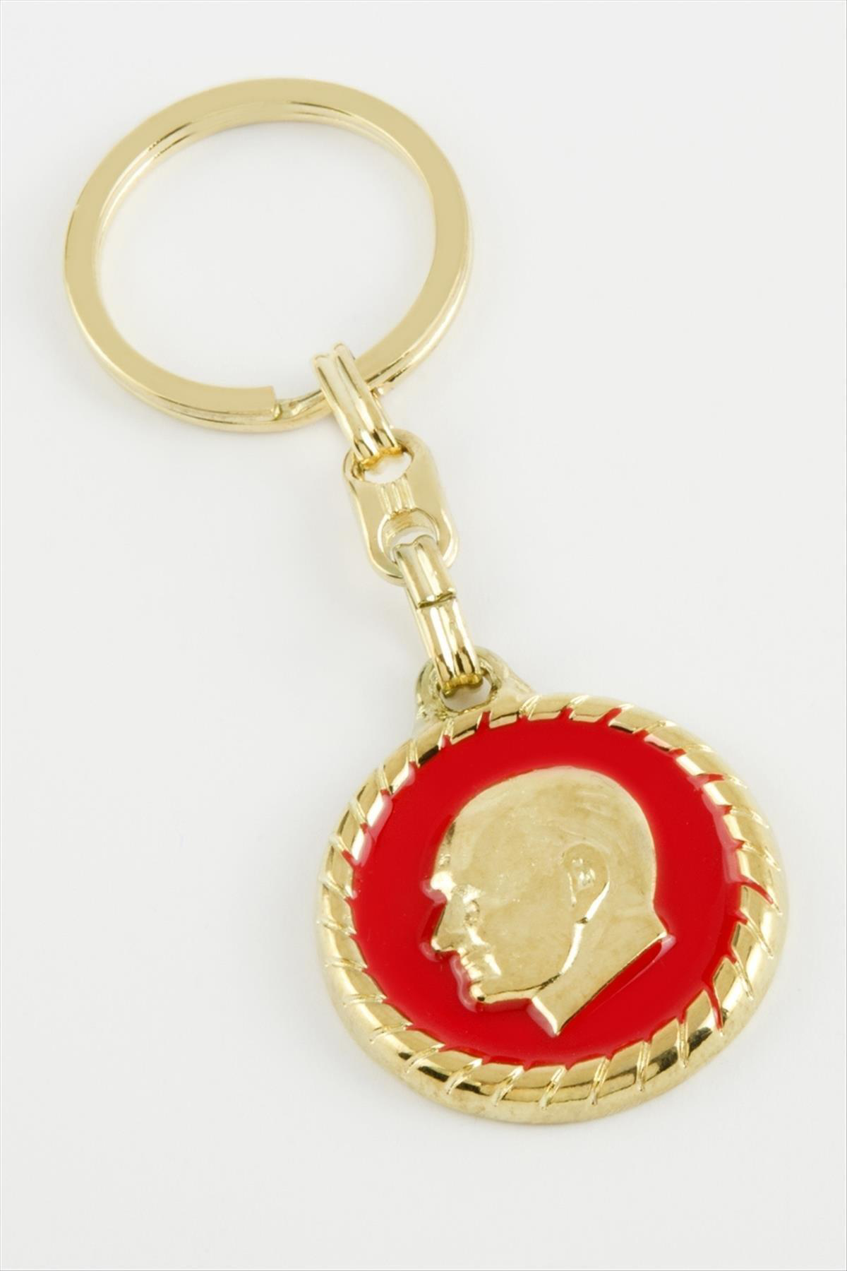 NRZSNT Atatürk Metal (170001) Anahtarlık-Gümüş Rengi