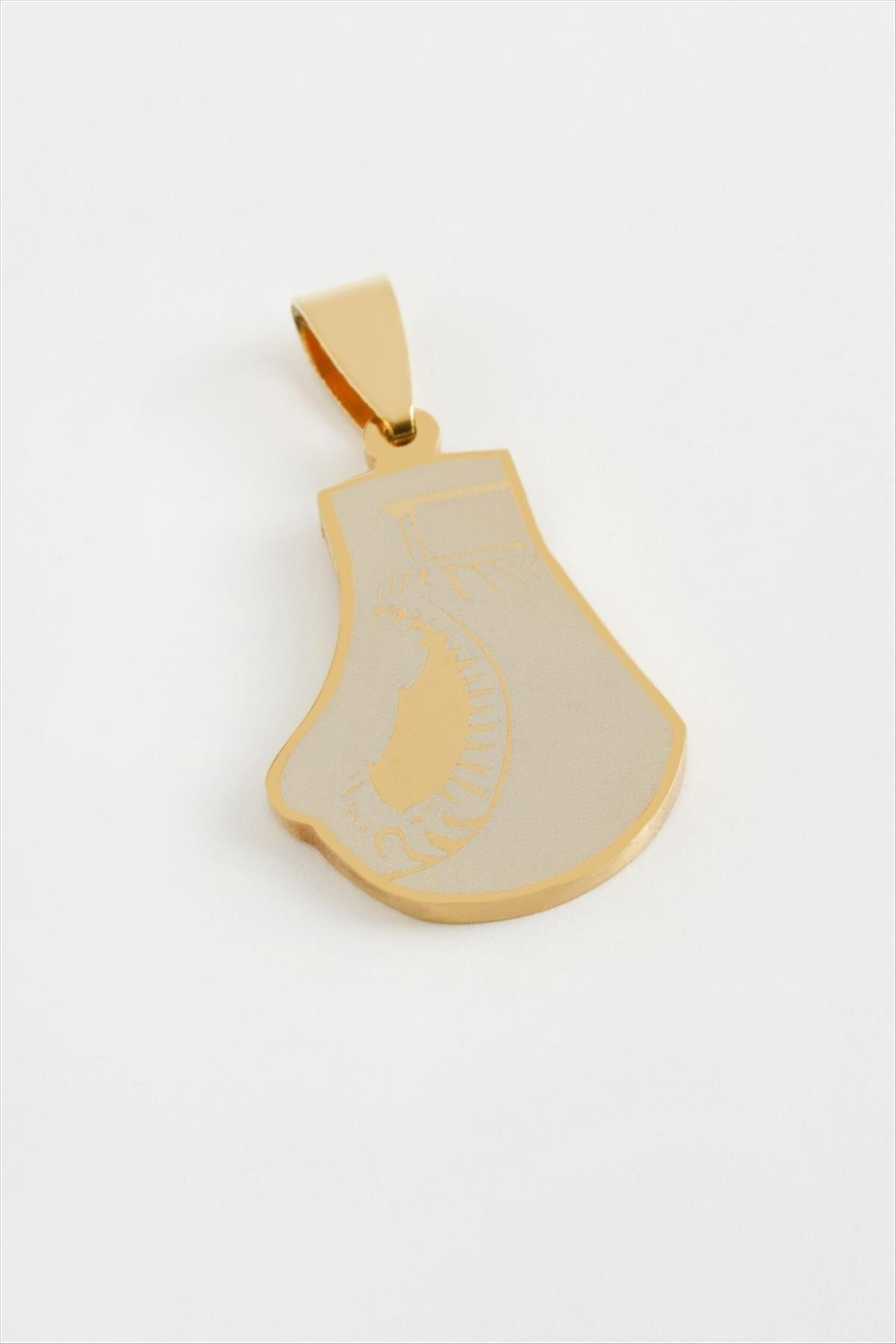 NRZSNT Boks Eldiveni Çelik Kolye Ucu (133525) 2,5 cm-Sarı NRZSNT Boks Eldiveni Çelik Kolye Ucu (133525) 2,5 cm-Sarı