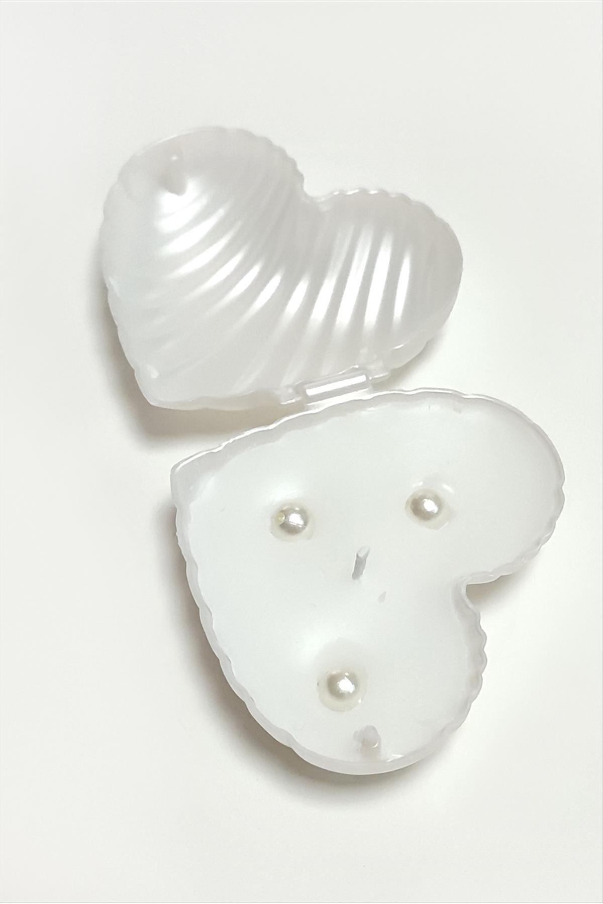 NRZSNT Kalp (164051) Kutulu Mum-Beyaz