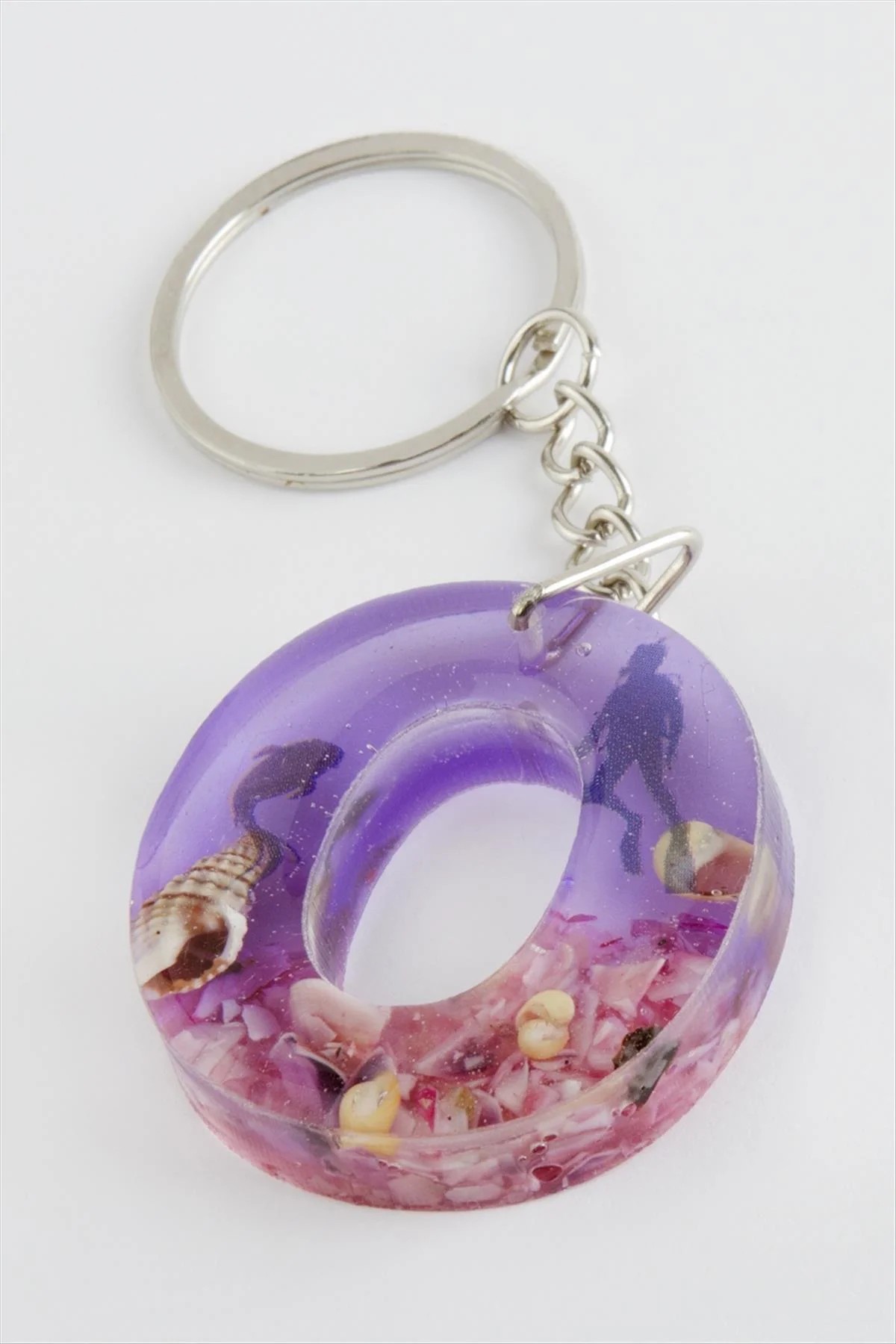 NRZSNT O Harfli (170217) Epoksi Anahtarlık-Renkli