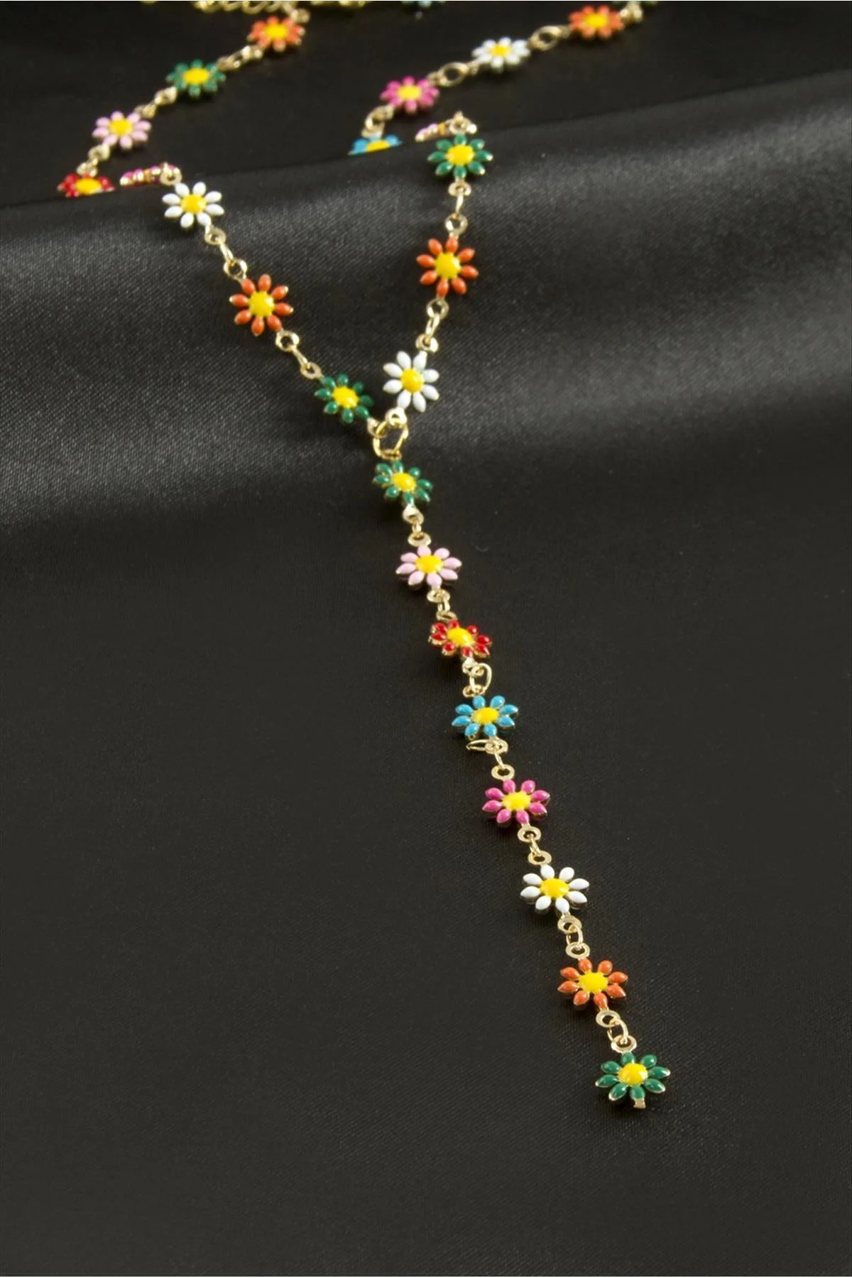 NRZSNT Papatya Mineli Çelik (164149) Y Kolye-Sarı