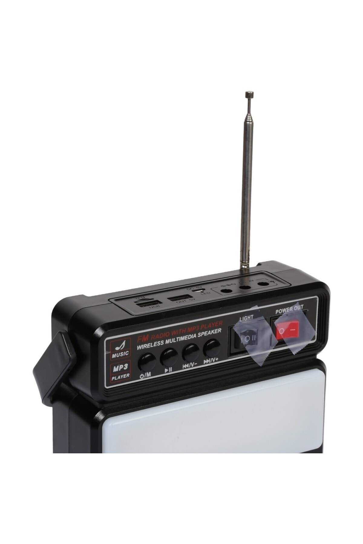 NS-2730LS SOLAR GÜNEŞ PANELLİ RADYOLU BLUETOOTH HOPARLÖR TORÇ LED