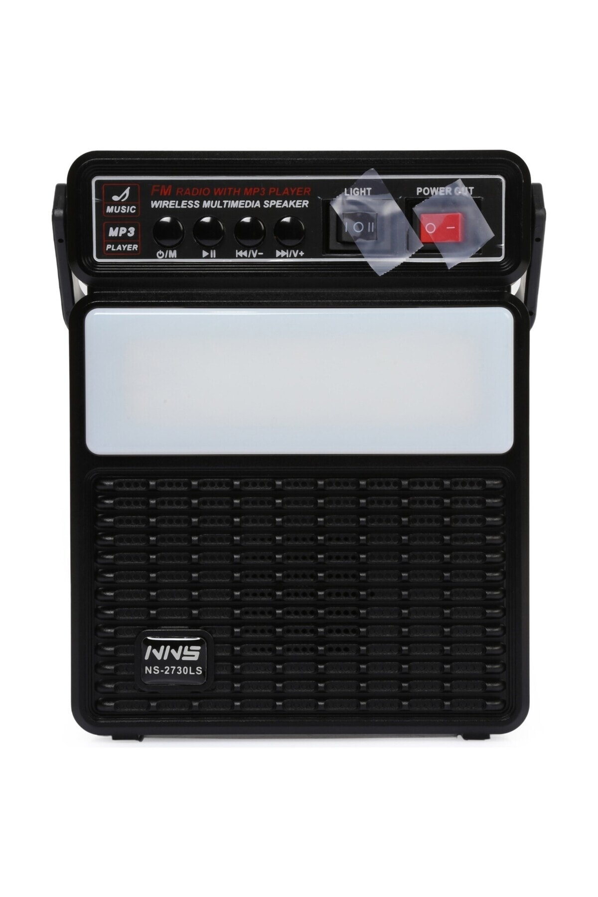 NS-2730LS SOLAR GÜNEŞ PANELLİ RADYOLU BLUETOOTH HOPARLÖR TORÇ LED