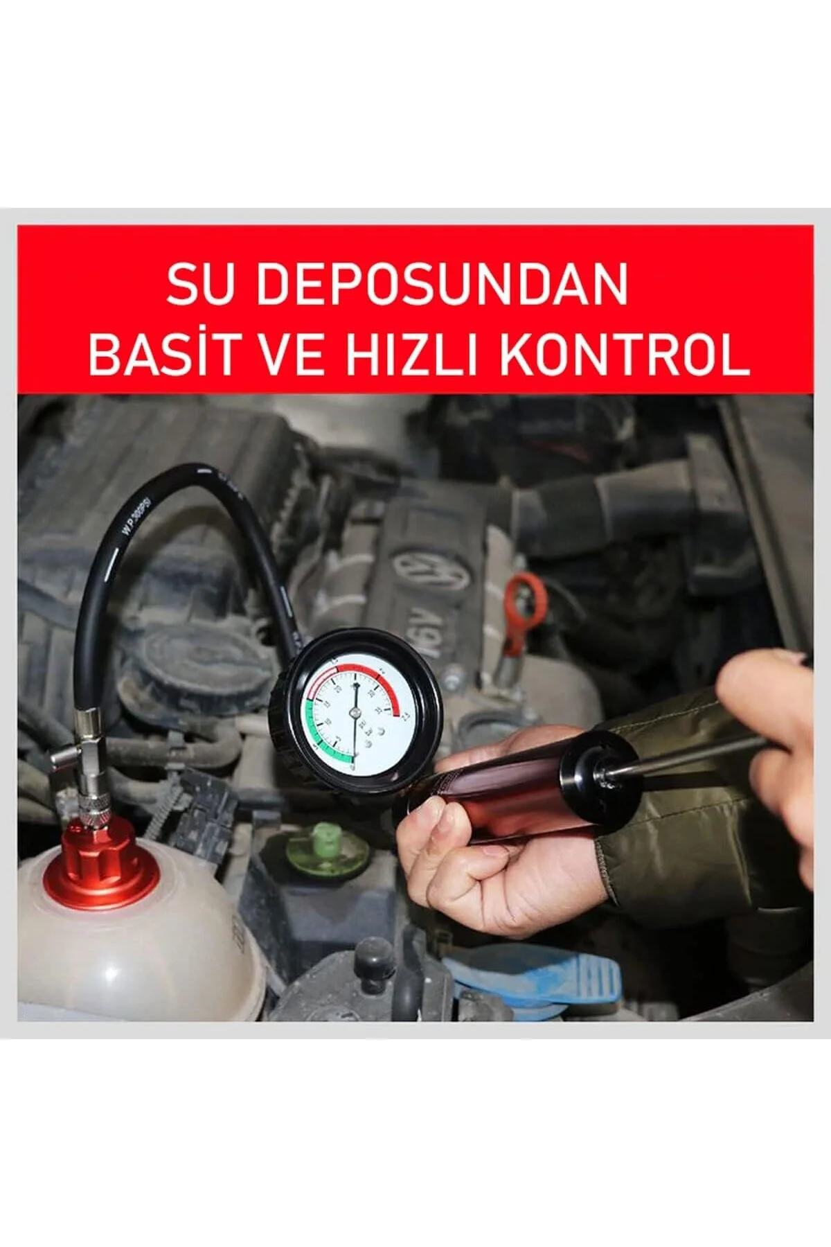 Nt Tools Radyatör Kaçak Tespit Cihazı Basınç Testi Kiti NTA1036