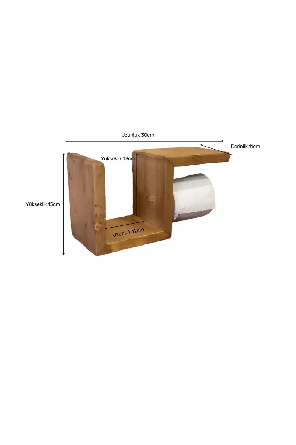 Ntcollection Ntconcept Ahşap Banyo Tuvalet Kağıtlık