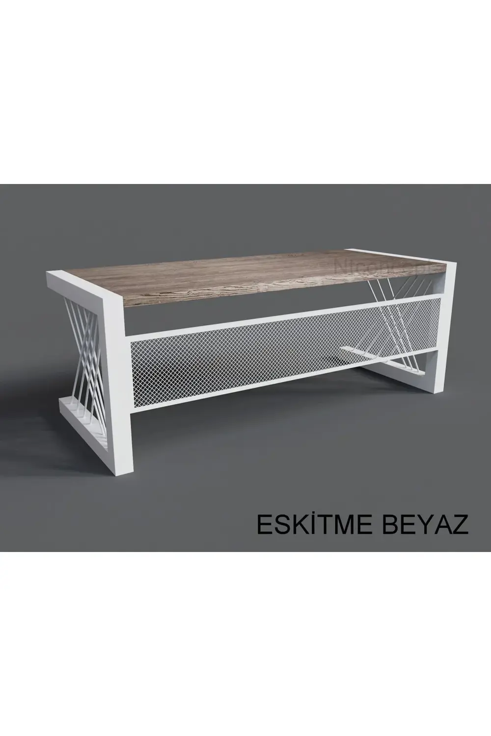 Ntconcept Alfa Doğal Ahşap Ofis Ve Çalışma Masası-85cm-260cm-renk