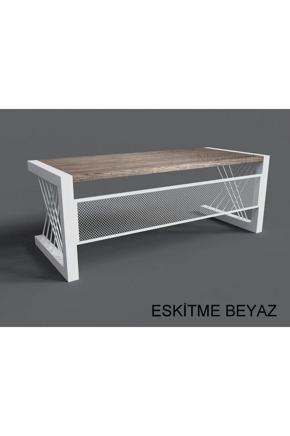 Nt Concept Ntconcept Alfa Doğal Ahşap Ofis Ve Çalışma Masası-85Cm-160Cm-Renk