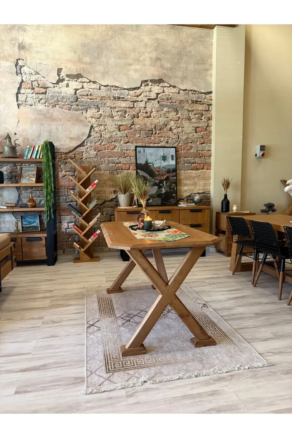 Ntconcept Arden Doğal Ahşap Masif Yemek Masası (85x180)cm