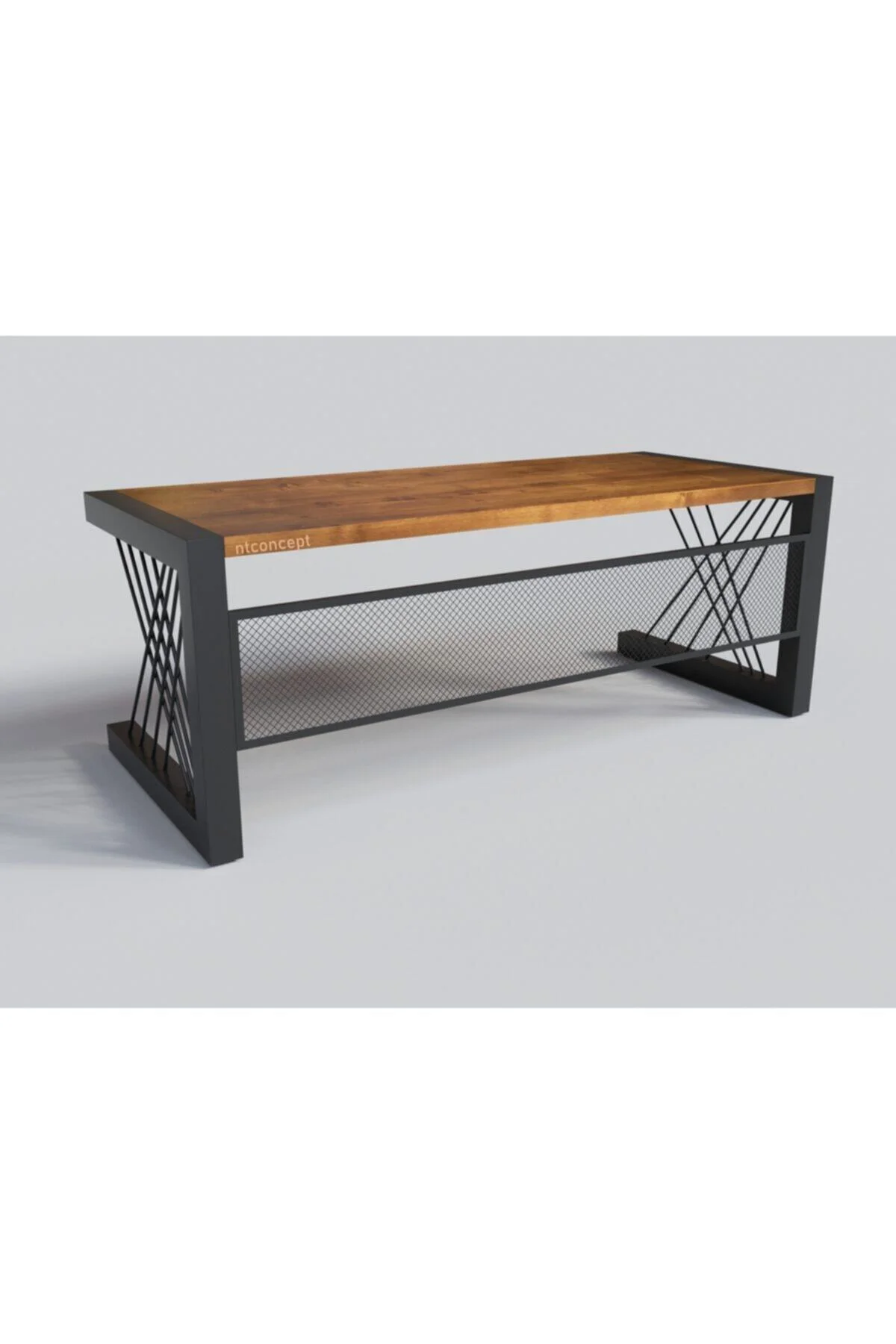 Masif Ağaç Ofis Masası(85cm-220cm-h78cm)